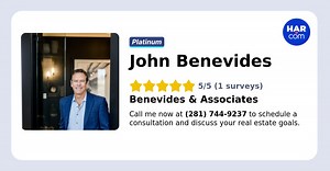 John Benevides, TX Real Estate Agent - HAR.com