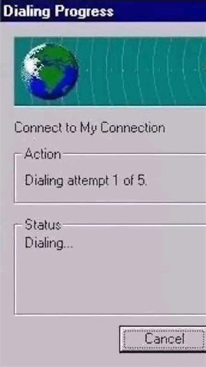 56K Modem Sound. When connecting to the web was a challenge.