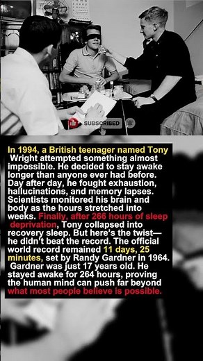 The Boy Who Slept Through a World Record