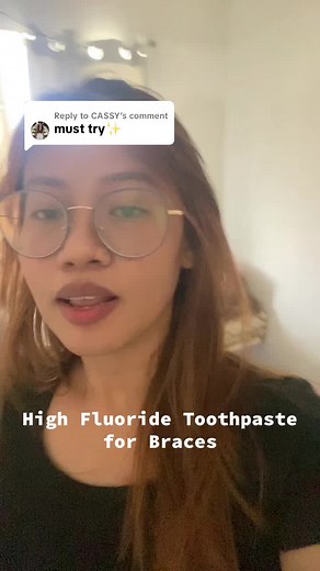 Replying to @CASSY Braces need extra care — high-fluoride toothpaste keeps enamel strong and spots away. #braces #oralcare #yandy