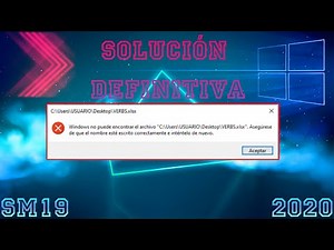 ✅Cómo solucionar✅" Windows no puede encontrar el archivo " en archivos Office l 2020 l Sin Programas