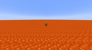 Lava super flat but with a bonus chest (for java) Minecraft Data Pack