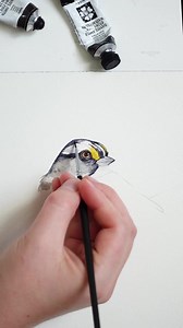 1.9K views · 54 reactions | Painting a white throated sparrow with watercolors | Painted Wing | Facebook