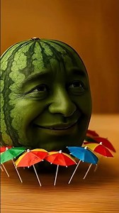 eating watermelon 😋 #funny #cartoon #comedy