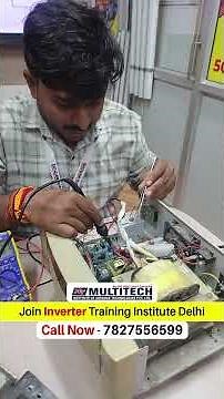 Home Inverter Repairing Course | VCC Voltage Checking | Multitech Institute #Shorts