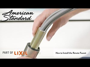 How to Install a Renate Kitchen Faucet