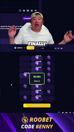 REACHING THE TOP ON ROOBET TOWERS!!! #roobet #slots #gambling