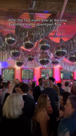 Around Troy on Instagram: "The first-ever Evermore Eve in Troy history 🪩 💃 The historic @iliumbuilding has been a landmark in downtown Troy since 1904. The building is now entering its next era with @evermorehall, @iliumbrewing & more amenities coming soon 👀 Follow along with @aroundtroy for the best of what’s around 🏙️"