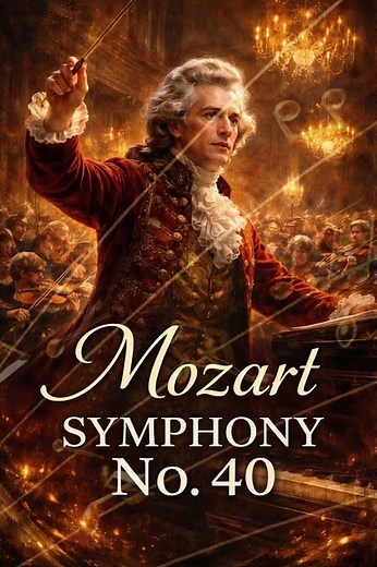 Mozart Symphony No. 40 – Powerful Classical Music in 52S #classicalmusic #relaxingpiano #sleepmusic