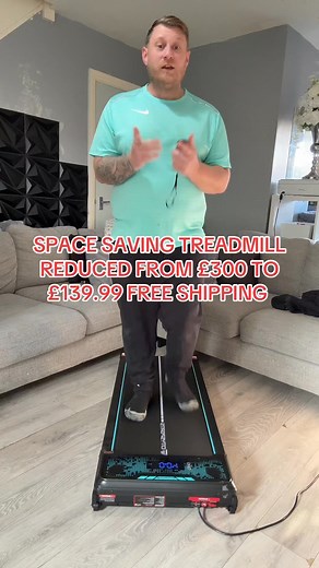 Space saving treadmill reduced from £300 to £139.99 #fyp #viral #foryoupage #trending #reels #reelsfacebook #foryou #exercise #treadmill #walking #running #workout #loseweight | Joel Christopher