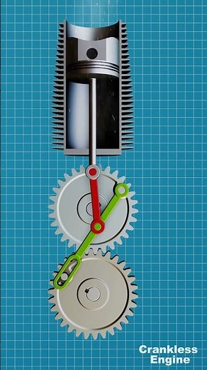 Ever seen an engine WITHOUT a crankshaft? 🔥 #shorts #shortvideo #engineering #science