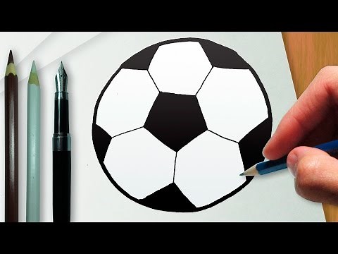 Como desenhar uma bola de futebol