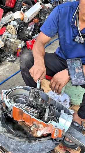 Central Shaft 175 Engine Repair | Youquan Motorcycle Parts Maintenance. #EngineRepair #175Engine #MotorcycleMaintenance #YouquanParts #EngineOverhaul #VehicleRepair | Mechanic Steve