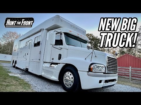 Our New Toterhome is Massive! Huge Race Car Hauler Acquired!