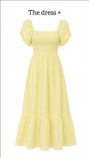 Dreamy Yellow Dress Styling Ideas for Girls 🎀 ✨#aesthetic#yellowdress#summeroutfit#meesho#viral#ootd