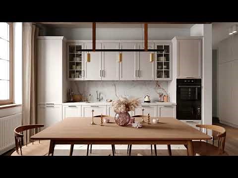 Animation Kitchen Pikardy Corona render 3ds Max