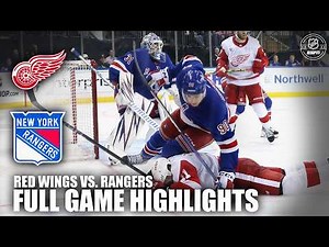 Detroit Red Wings vs. New York Rangers | Full Game Highlights | ESPN NHL