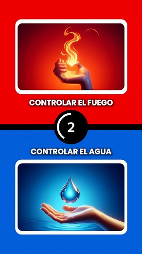842K views · 59K reactions | QUE PREFIERES poder controlar el fuego o preferirías poder controlar el agua #quéprefieres #QuePrefieres #quiz #trivia #Triviador | Practice GO | Facebook