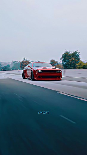 Dodge Demon Car Edit Video with 4K Quality