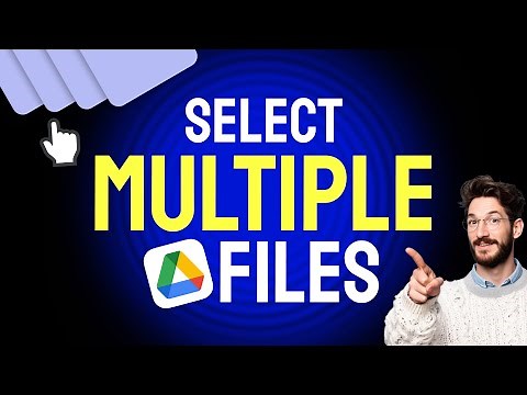 How to SELECT Multiple Files in Google Drive (Step by Step)