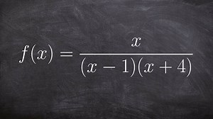 Learn to write the domain in interval notation of rational function