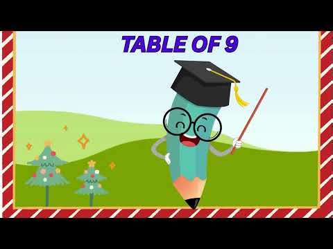 Learn 9 Times Table | Multiplication Table of 9 | Easy and Fun Learning for Kids