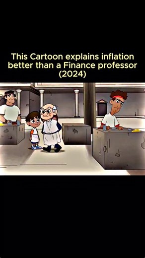 Alpha Entrepreneur | This 2024 cartoon explains inflation better than most finance professors ever could. It breaks it down simply: 💬 “When you create new... | Instagram