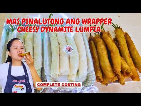 MAS PINA CRISPY CHEESY DYNAMITE LUMPIA | Complete Costing | Tipid Tips atbp
