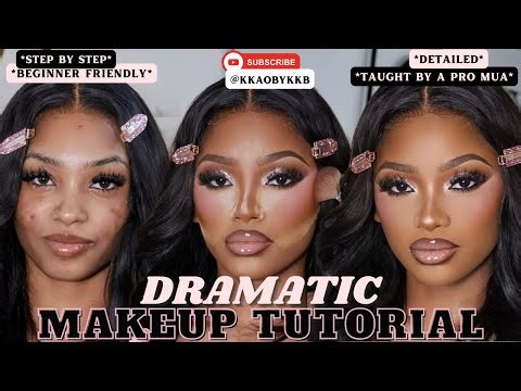 Dramatic Makeup Tutorial for Black Women