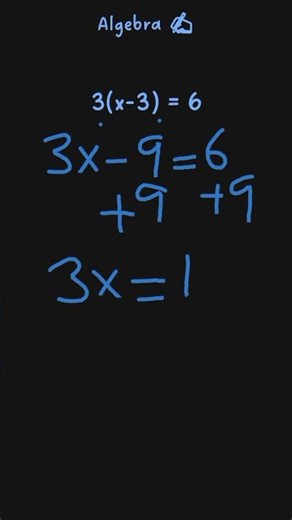 Algebra Mistake Most Students Make #AlgebraEquations #SolveForX #DistributiveProperty