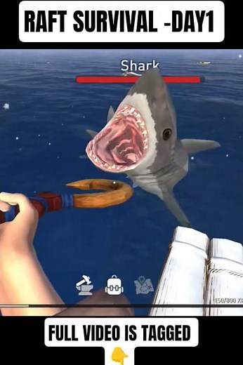 | RAFT SURVIVAL OCEAN NOMAD GAMEPLAY DAY 1 FULL VIDEO ON MY CHANNEL |