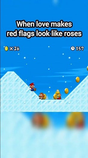 When you’re in love with money 💰😂 #mario #nintendo #retrogaming