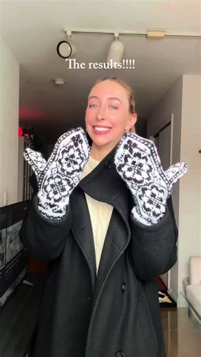 First Time Color Work: Blossoms Selbu Mittens