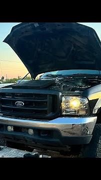 White smoke on start up 6.0 powerstroke with egr delete #powerstroke #ipr #icp #hpop