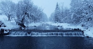Winter Wonderland Serene Snowcovered Scene Calm Stock Footage Video (100% Royalty-free) 3641890845 | Shutterstock