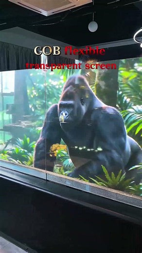 You think this is just a thin film？It’s actually a high-definition display screen.#Stage LED screen