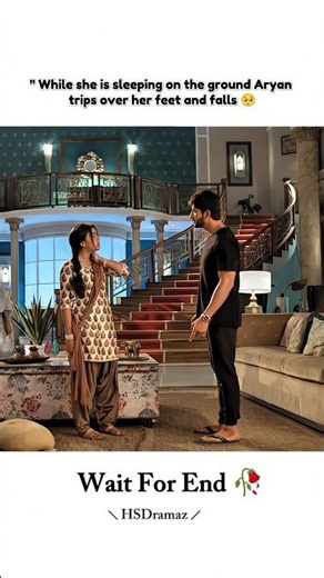 While She Is Sleeping On The Ground Aryan Trips Over Her Feet And Falls"💔🥺#shorts#video#sad#drama