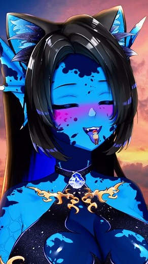 Chonky Lotus Vtuber on Instagram: "200 meter tall giantess dragoncat lets her intrusive thoughts win and she eats someone 🤭 #giantessfetish #vore"