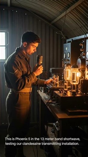 Secret military shortwave transmitting station Phoenix 5 #shortwave #pirateradio #military #aivideo
