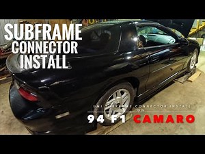 How to install subframe connectors - Installing UMI 3 point subframe connectors on 4th Gen Camaro