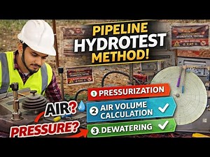 Hydrotest Ka Complete Process | Pressurization + Air Volume Calculation + Dewatering