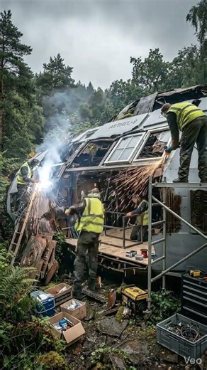 Abandoned Alien Ship Transformed Into a Futuristic Home | Cinematic Restoration Timelapse