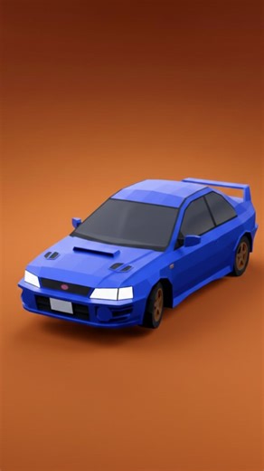 sameer patwar on Instagram: "Lowpoly modeling car in blender ❗️ . #cars #nissan #gtr #fyp #explore #animation #love"