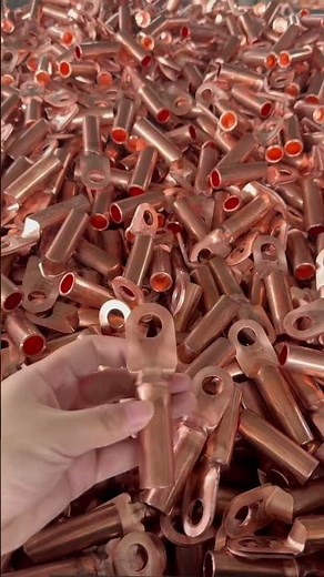 High-Conductivity Copper Terminal Lugs for Safe Power Connections