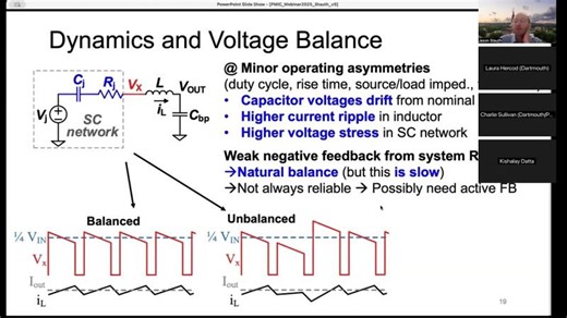 “Control and Regulation for Hybrid Switched Capacitor Converters,” with Prof. Jason Stauth | Power Management Integration Center (PMIC)