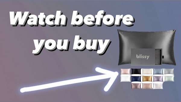 Watch Blissy silk pillowcase review on Amazon Live