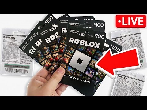 🔴FREE 100,000 ROBUX GIVEAWAY LIVE! (FREE ROBUX)