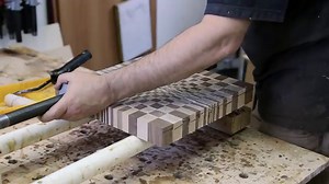 How to Create an End Grain Wood Cutting Board With a Remarkable 3-D Optical Illusion at the Center