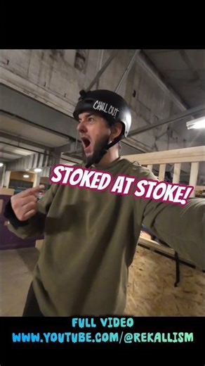 STOKED AT STOKE! #SKATEBOARDING #AGGRESSIVEINLINE #SKATE