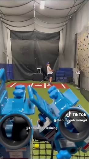 Two Headed Monster Baseball Hitting Drill with Jugs LiteFlite Machines The Bullpen Training